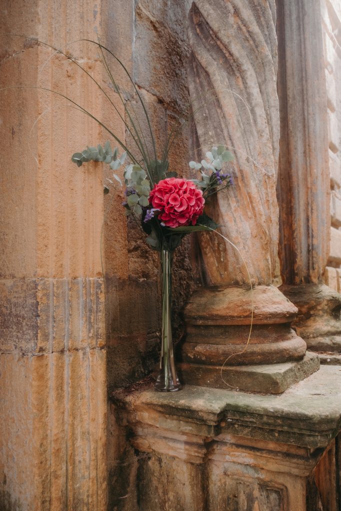 Decoración floral iglesia boda asturias
